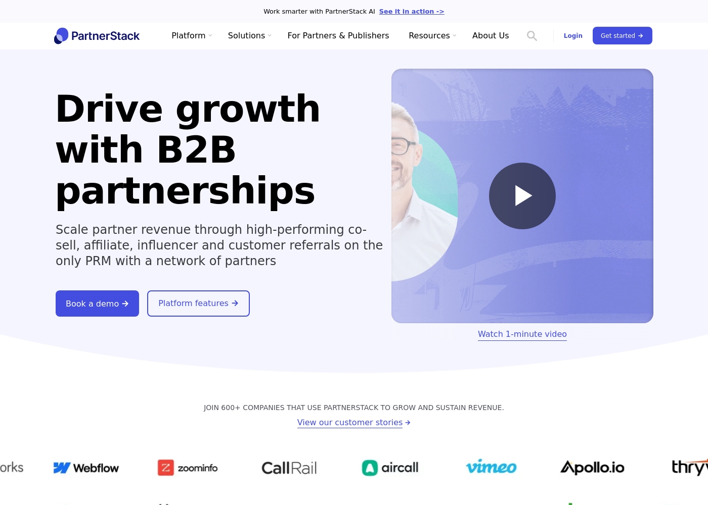 PartnerStack Review, Pricing, Features, Pros & Cons